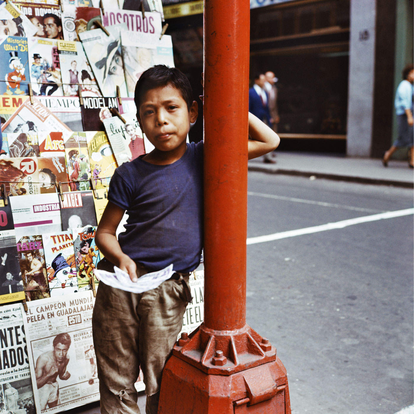 Mit offenen Augen 01: Max Näder „Zeitschriftenverkäufer, Mexiko-Stadt“ (1959)