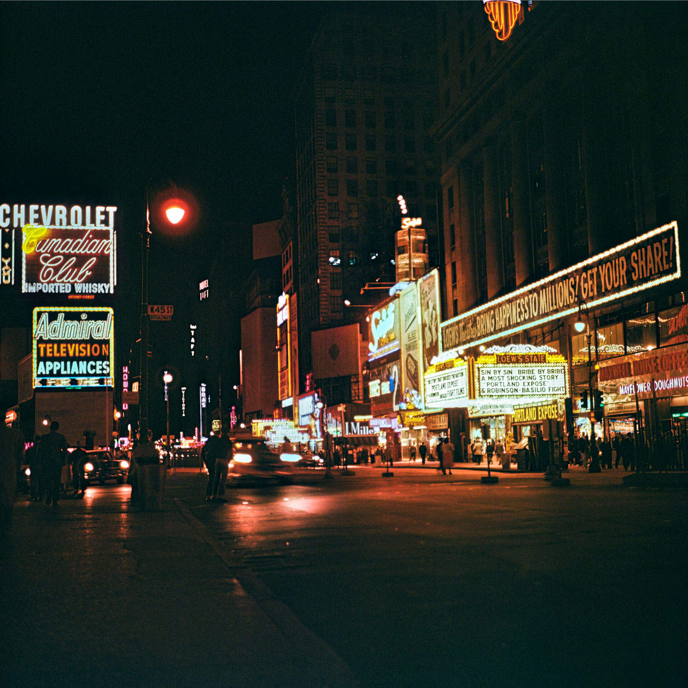With his eyes wide open 02: Max Näder “Times Square, New York” (1957)