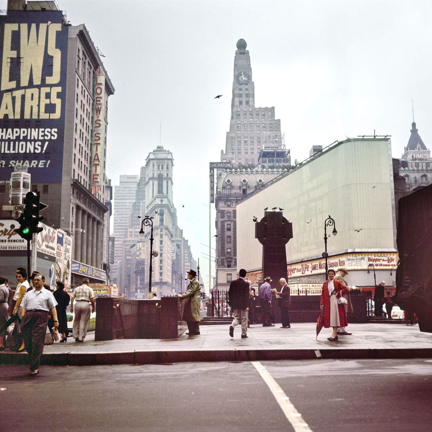 With his eyes wide open 03: Max Näder “Times Square, New York” (1957)
